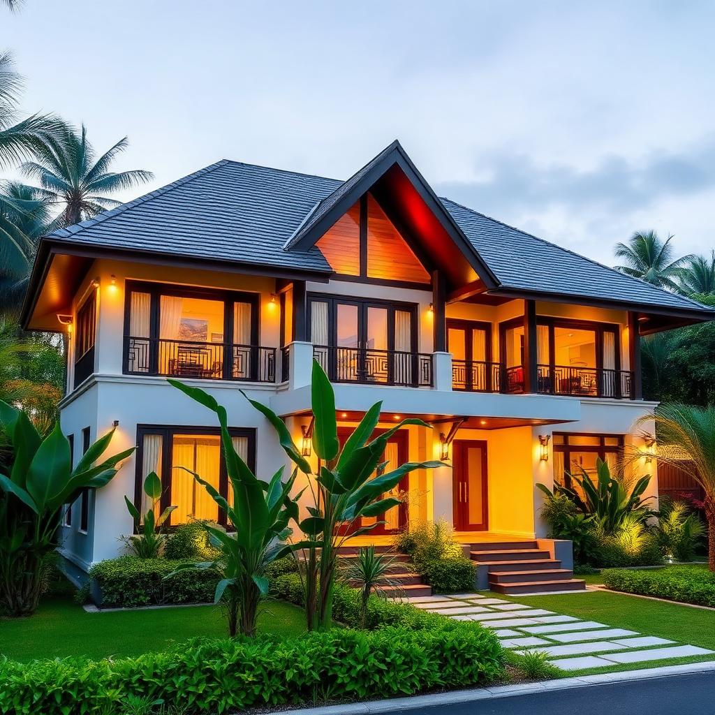 Tampak depan villa